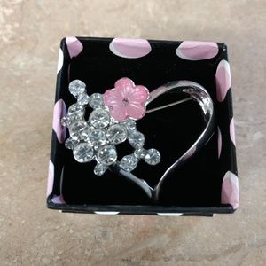Heart Shaped Brooch
